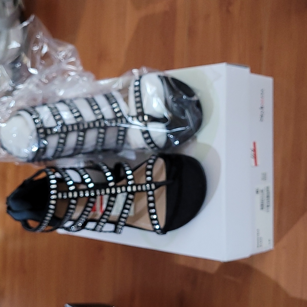 Style & co rhinestone gladiator sandals - Picture 3 of 6
